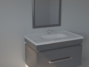 bath cabinet 3D Модель