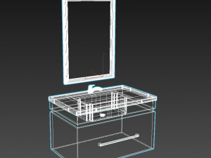 bath cabinet 3D Модель