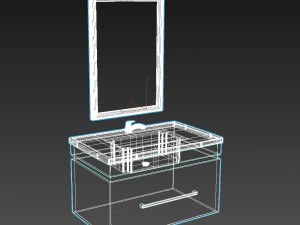 bath cabinet 3D Model
