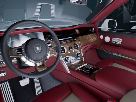 RollsRoyce Cullinan Black Badge 3D मॉडल