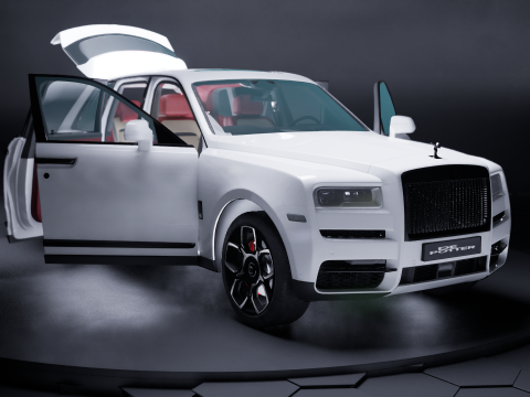 RollsRoyce Cullinan Black Badge 3D मॉडल