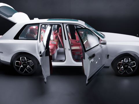 RollsRoyce Cullinan Black Badge 3D मॉडल