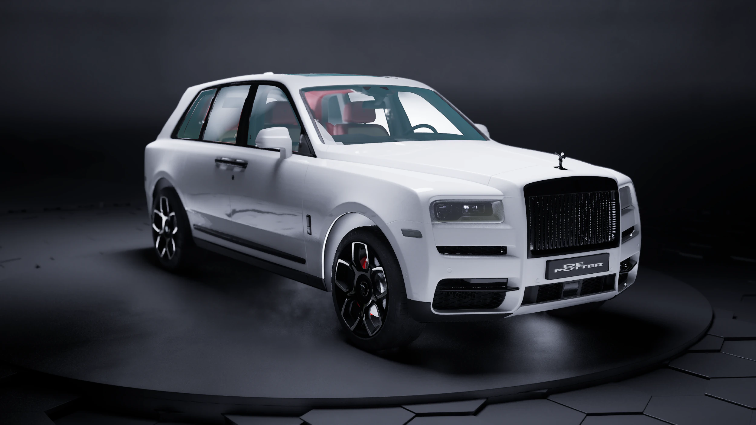 RollsRoyce Cullinan Black Badge 3D Model .c4d .max .obj .3ds .fbx .stl .blend 