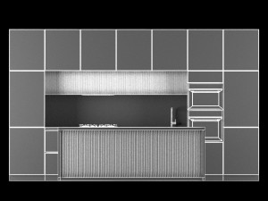 modern kitchen 20 3D Model