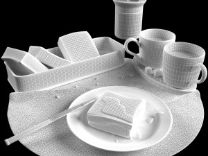 tea cake Model 3D