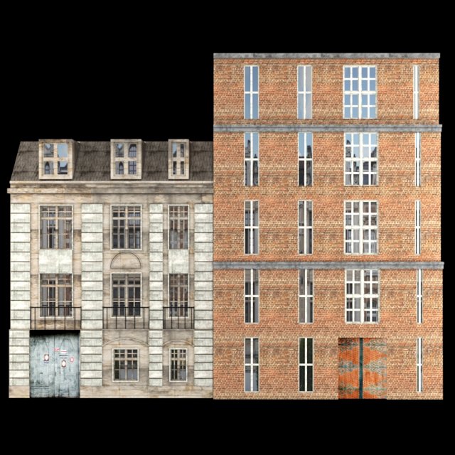 fecade1 Model 3D .c4d .max .obj .3ds .fbx .stl .blend 