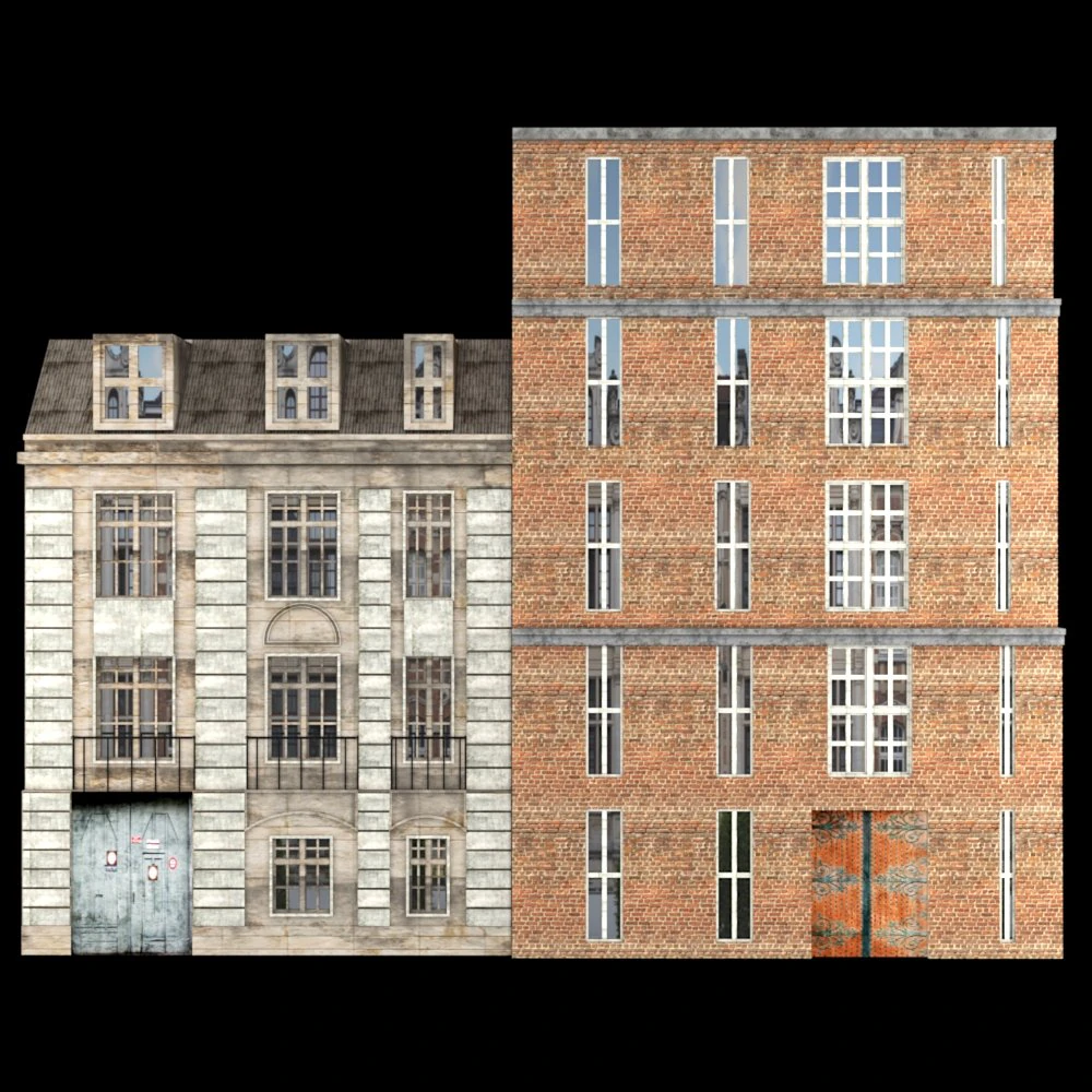 fecade1 3D Model .c4d .max .obj .3ds .fbx .stl .blend 