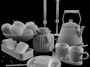 kitchen assessories1 3D 모델