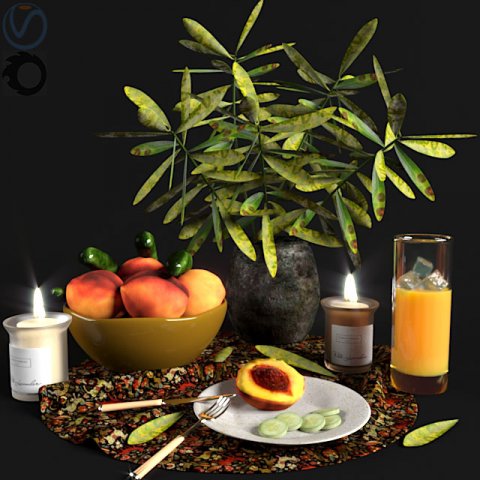 kitchen assessories 2 Model 3D .c4d .max .obj .3ds .fbx .stl .blend 