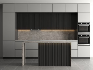 modern kitchen22 3D Model