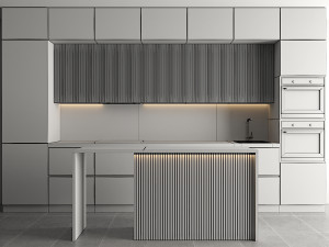 modern kitchen22 3D Модель