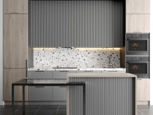 modern kitchen 45 3D Model