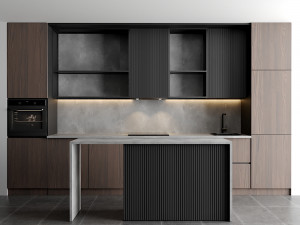 modern kitchen 44 3D 모델
