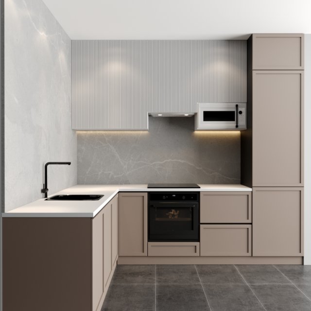 modern kitchen 43 3Dモデル .c4d .max .obj .3ds .fbx .stl .blend