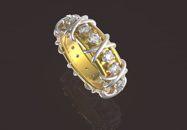 beautiful female ring Modelo de Impressão 3D .c4d .max .obj .3ds .fbx .stl .blend 