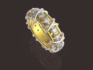beautiful female ring Modèles 3D en vedette
