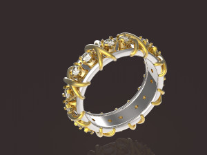 beautiful female ring Modelo de Impressão 3D