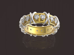 beautiful female ring Modelo de Impressão 3D