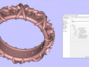 beautiful female ring Modelo de Impressão 3D