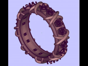 beautiful female ring Modelo de Impressão 3D