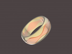 3 waves wedding ring Modèles 3D en vedette