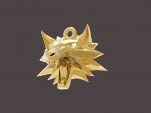 witcher medallion 3D Print Model