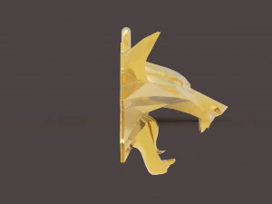 巫师奖章 3D 打印模型