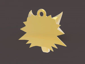 巫师奖章 3D 打印模型