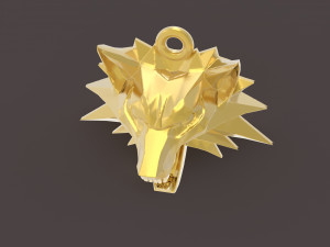 witcher medallion Model Cetak 3D