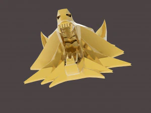 巫师奖章 3D 打印模型