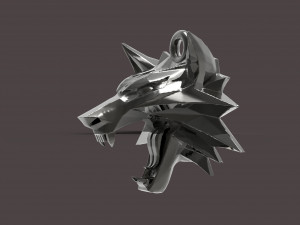 witcher medallion Model Cetak 3D