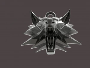 巫师奖章 3D 打印模型