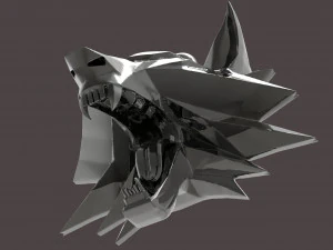 巫师奖章 3D 打印模型