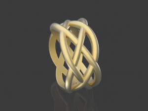 braided pattern ring Model do druku 3D