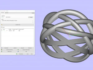 编织图案戒指 3D 打印模型