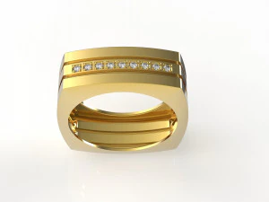 9 石男戒 3D 打印模型