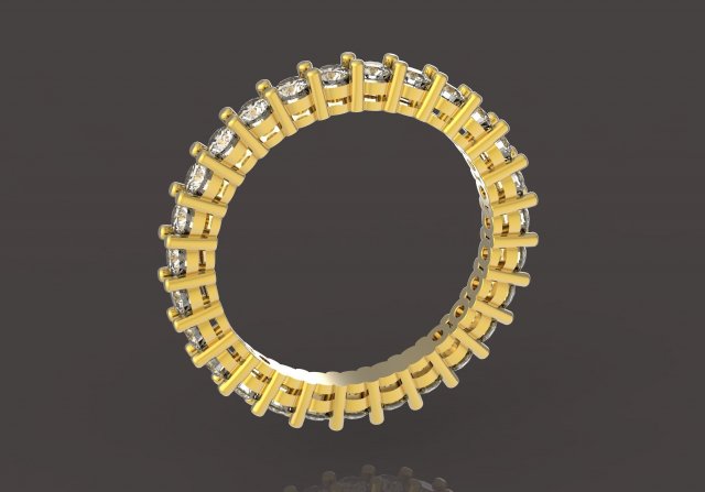 ring 27 gems 3D-printmodel .c4d .max .obj .3ds .fbx .stl .blend 
