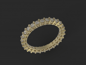 ring 27 gems 3D-printmodel