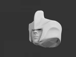 头盔环 3D 打印模型