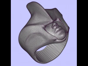 头盔环 3D 打印模型