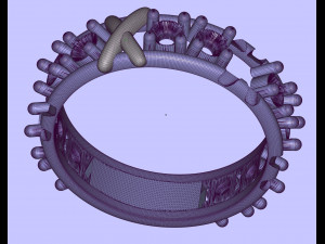 charming ring 3D प्रिंट मॉडल