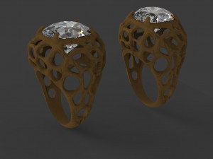 roots rings 3Dプリントモデル