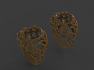roots rings 3Dプリントモデル