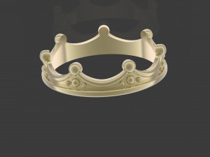 crown ring 3D Baskı Modeli