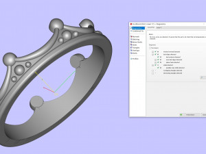 crown ring 3D 打印模型