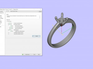 2 engagment ring diamond 3D Print Model