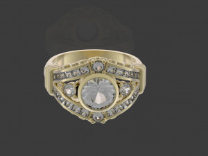 ring with hearts Modelo de Impressão 3D