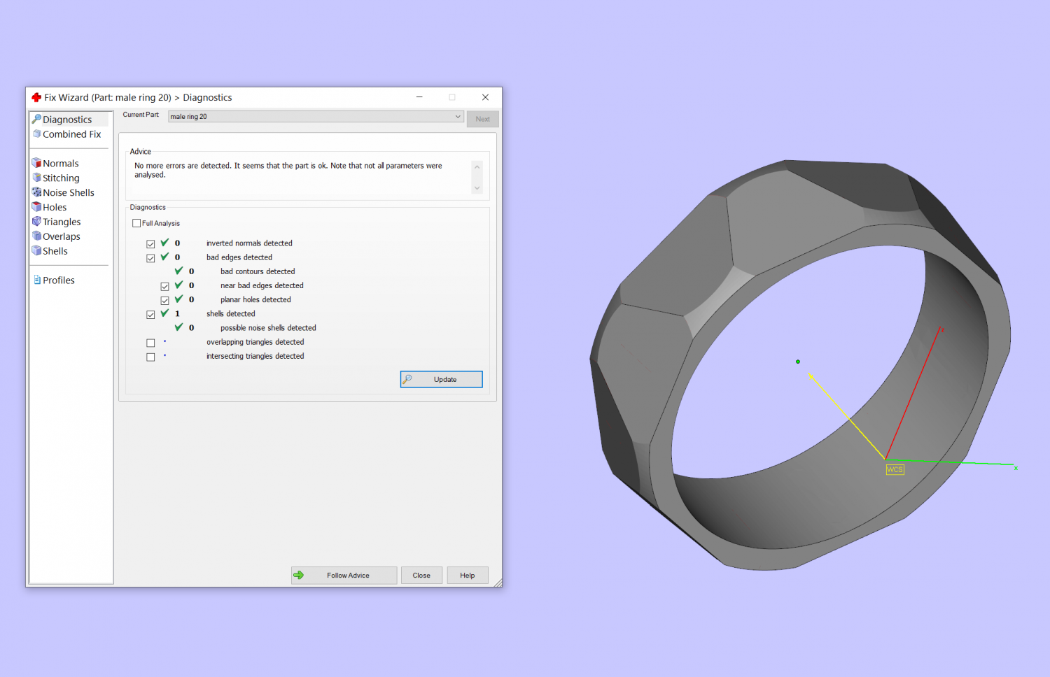 cross-stitch ring 3D Print Model in Rings 3DExport
