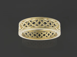 装饰环 3D 打印模型