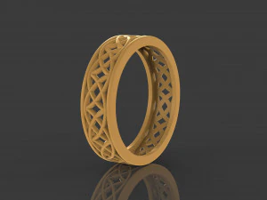 装饰环 3D 打印模型